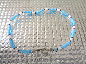 THE BINGO BROTHERS bingo Brothers anklet small bead sax x white series 