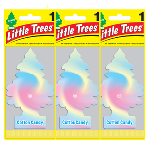 Little Trees リトルツリー エアフレッシュナー Cotton Candy コットンキャンディー USDM 3枚セット