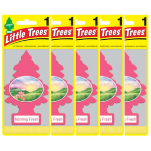 Little Trees リトルツリー エアフレッシュナーモーニングフレッシュ Morning Fresh 釣り下げ式芳香剤 5枚セット