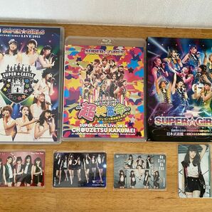 SUPER☆GiRLS DVD&Blu-ray スパガ、GEMカード4枚