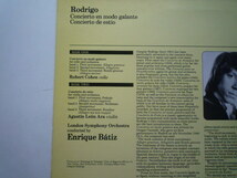 RD18 英HMV盤LP ロドリーゴ/チェロ協奏曲、ヴァイオリン協奏曲 コーエン、アラ/バティス/LSO DIGITAL_画像2