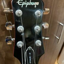 【雑貨】 エレキ ギター エピフォン Epiphone Gibson ギブソン SG 良品 本体約100×34×5cm エレキギター 音出し確認済み_画像2