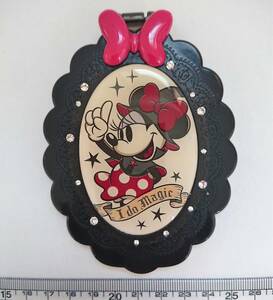 *TDR Disney Minnie Mouse. hand-mirror compact mirror minnie & cat TDL Disney Land 