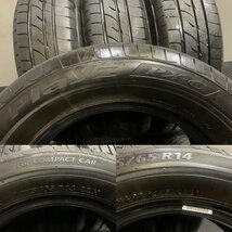 BS BRIDGESTONE Playz PX-C 175/65R14 14インチ 夏タイヤ 4本 19年製 バリ溝 キューブ ベリーサ ノート デミオ等　(TF085)_画像10