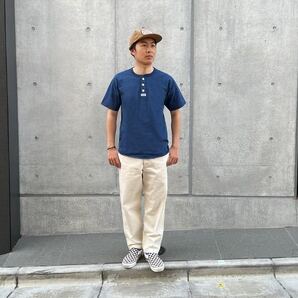 STANDARD CALIFORNIA/スタンダードカリフォルニア SD Heavyweight Henley T NAVY XL ヘンリーネック ヘビーウェイト