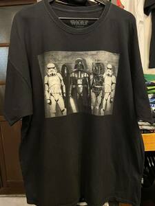 ★USA古着　スターウォーズ　ダースベイダー　悪者　STAR WARS Tシャツ 黒　BLACK 3XL 大きいサイズ