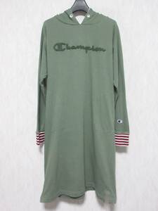 CHAMPION チャンピオン ワンピース スウェット パーカー レディース L 春秋 irmri kn1140