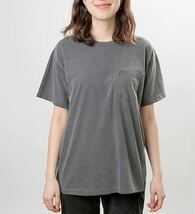 新品未使用 コンフォートカラーズ 6.1oz ポケット 無地半袖Tシャツ ペッパー 3XLサイズ COMFORT COLORS GARMENT Dye TEE ユニセックス_画像6