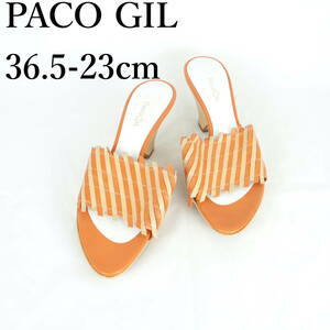 MK0087*Paco Gil*Pakogil*Ladies Sandals*36,5-23 см*Оранжевый