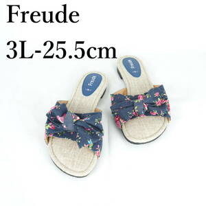 MK0107*Freude*フロイデ*サンダル*3L-25.5cm*ネイビー