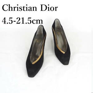 MK0283*Christian Dior*クリスチャンディオール*レディースパンプス*4.5-21.5cm*黒