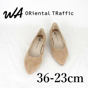 MK0576*WA ORiental TRaffic*ダブルエーオリエンタルトラフィック*レディースバレエシューズ*36-23cm*ベージュ