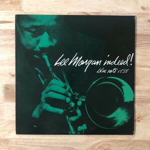 LP LEE MORGAN/INDEED![US盤:青白UAラベル:BLUE NOTE1538:SLV付:CLARENCE SHARPE(as)WILBUR WARE(b)PHILLY JOE JONES(dr)HORACE SILVER(p)]