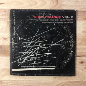 LP FLAT EDGE/DG SHELLY MANNE AND HIS MEN/VOL. 2[USオリジナル:初年度'54年PRESS/10inch:MONO:design CATHARINE HEERMAN:RUSS FREEMAN]