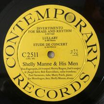 LP FLAT EDGE/DG SHELLY MANNE AND HIS MEN/VOL. 2[USオリジナル:初年度'54年PRESS/10inch:MONO:design CATHARINE HEERMAN:RUSS FREEMAN]_画像4