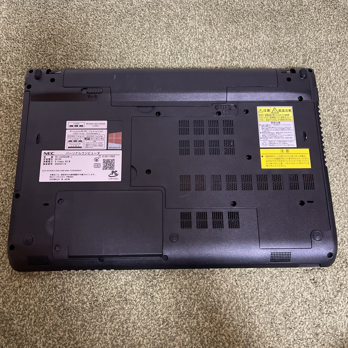 M)NEC ノートPC LS350/S Core i3 LaVie Windows8 | JChere雅虎拍卖代购