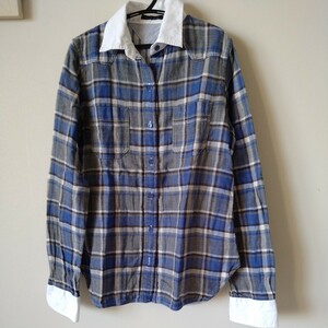  Tommy Phil ga- long sleeve check shirt used 