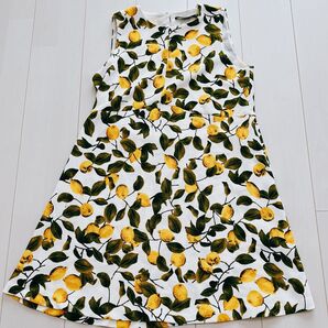 ZARA ワンピース レモン柄(USA M)