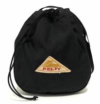 KELTY ケルティ ショルダーバッグ ブラック　ポーチ 2307279 巾着　黒_画像1