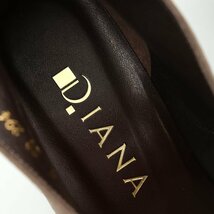 ダイアナ パンプス ブーティ スエード ハイヒール シューズ 靴 ブランド レディース 23.5cmサイズ グレー DIANA_画像3