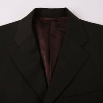 ジュンメン スーツ セットアップ 上下セット 無地 ジャケット パンツ ウール100% 日本製 メンズ Mサイズ ブラウン JUNMEN_画像3