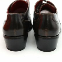 ジーノ ビジネスシューズ 未使用 訳アリ 外羽根 紳士靴 ブランド ドレスシューズ 茶 メンズ 24.5cmサイズ ブラウン ZEENO_画像5