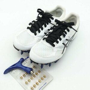 Asics Athletics Athletics Shoes усилия MK Shoes 1091A014 Ladies 24 см. Белые Asics