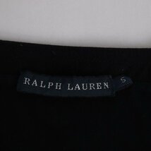 ラルフローレン フレアスカート 膝下丈 シフォン シンプル 無地 ボトムス レディース Sサイズ ネイビー RALPH LAUREN_画像2