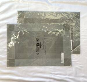 [ новый товар нераспечатанный ] геометрический рисунок коврик под приборы 2 шт. комплект silver gray p гонки коврик 
