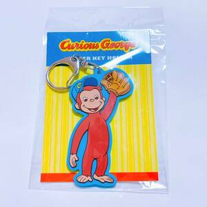 おさるのジョージ 野球 ベースボール ラバーキーホルダー スポーツ 推し活 トーシンパック Curious George レア ①