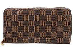 LOUIS VUITTON ルイヴィトン ジッピー・ウォレット 長財布 ダミエ ローズバレリーヌ N60046【434】