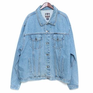 HARLEY DAVIDSON DENIM BIKER BLUES TRUCKER JACKET ハーレーダビッドソン デニムジャケット Gジャン インディゴ XXXLサイズ /T