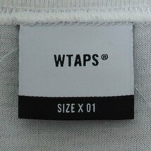 WTAPS 20SS HOME BASE SS TEE ホワイト サイズ01 201ATDT-CSM01 ダブルタップス ホームベースTシャツ 半袖カットソー_画像3