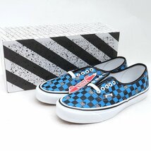 未使用 28.0cm VANS OG AUTHENTIC LX BLUE DOVER STREET MARKET ブルー × ブラック VN0A4BV95B31 バンズ スニーカー_画像1