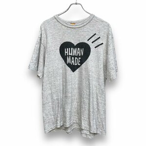 HUMAN MADE 半袖プリントTシャツ サイズL グレー ヒューマンメイド