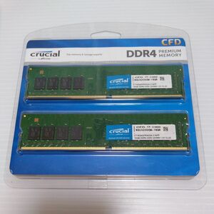 DDR4 32GB CFD W4U3200CM-16GR 16GB×2枚 32GB crucial CT2K16G4DFRA32A