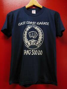 80S US古着 ビンテージ WEST COAST KARATE USA 米国 空手Tシャツ/S MMA