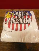 1970'S 袋入りデッドストック ビンテージ 1976 CARTER FOR PRESIDENT カーター大統領選挙キャンペーン Tシャツ/XL_画像6