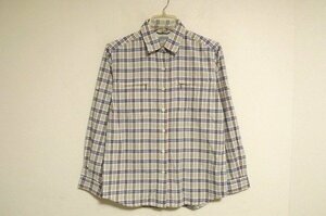 N5824:THE NORTH FACE(ザノースフェイス)L/S Ventilation Shirt　長袖シャツ（NTW21860）/白beg青赤チェック：35