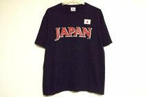 N5930:MAJESTIC（マジェスティック）野球日本代表 背番号10 阿部慎之助 Tシャツ/紺/men FREE:35_画像1