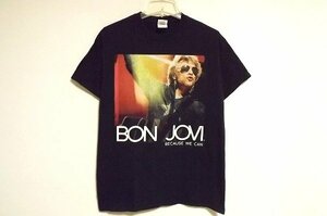 N5973：BON JOVI(ボンジョヴィ）BECAUSE WE CAN JAPAN TOUR 2013 ツアーTシャツ/黒/M:35