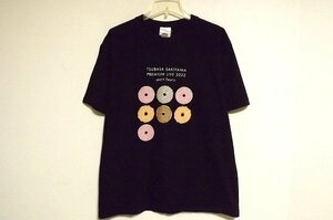 N5944:TSUBASA SAKIYAMA 崎山翼 プレミアムライブ2022 petit fours ツアーTシャツ/黒/XL:35