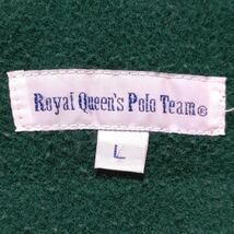 【Royal Queen's Polo Team】ロイヤルクイーンズポロチーム ジャケット ジャンパー ジップアップ 裏ボア ベージュ系 メンズ L/9831jZ_画像8