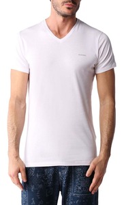 * 正規品 DIESEL V-Neck T-Shirt ディーゼル Vネック Tシャツ XXL / White *