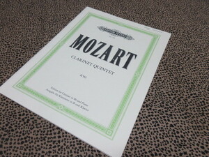  foreign book mo-tsarutoMozart: Clarinet Quintet, K. 581 (arr. for clarinet & piano)