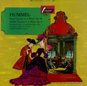 マルティン・ガリンク／ズザーネ・ラウテンバッハー hummel; piano concerto in a minor op.85 TV34028S