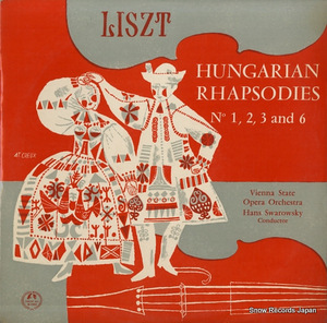 ハンス・スワロフスキー リスト：ハンガリー狂詩曲第1、2、3、6番 M-2189