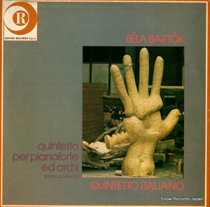 QUINTETTO ITALIANO bartok; quintetto per pianoforte ed archi RCL27021