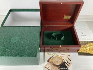 希少 16518 箱 ロレックス デイトナ 空箱 ケース ROLEX daytona BOX GOLD 金無垢 ゴールド YG エルプリメロ 文字盤 case 付属品