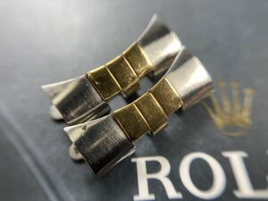 FF455 1625 16013 16233 フラッシュフィット ロレックス コンビ YG ジュビリー 20mm K18 62523 ROLEX DATEJUST デイトジャスト FF455 横穴d